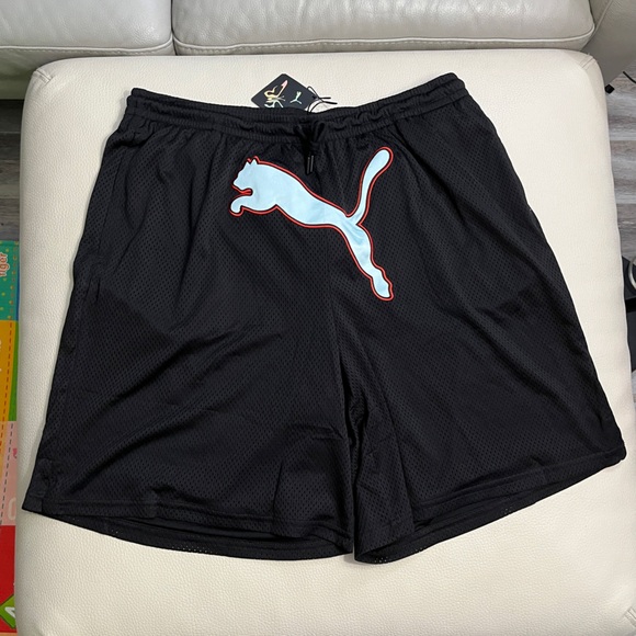 NWT - Puma x Dua Lipa Women’s Butterfly Mesh Basketball Shorts - Size L - Picture 4 of 9